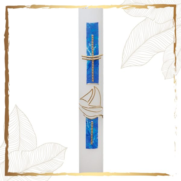 Taufkerze Schiffchen