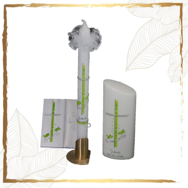 Taufkerzenset Fische der Donau