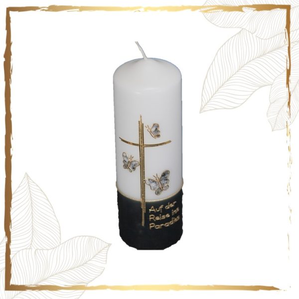 Trauerkerze Schmetterlinge