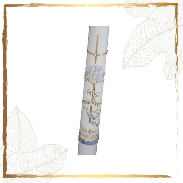 Taufkerze Lebensbaum Pasching Variant