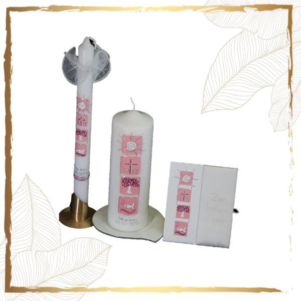 Taufkerzenset Mödling Mädchen