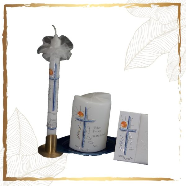 Taufkerzenset Vita Variant mit Sonne