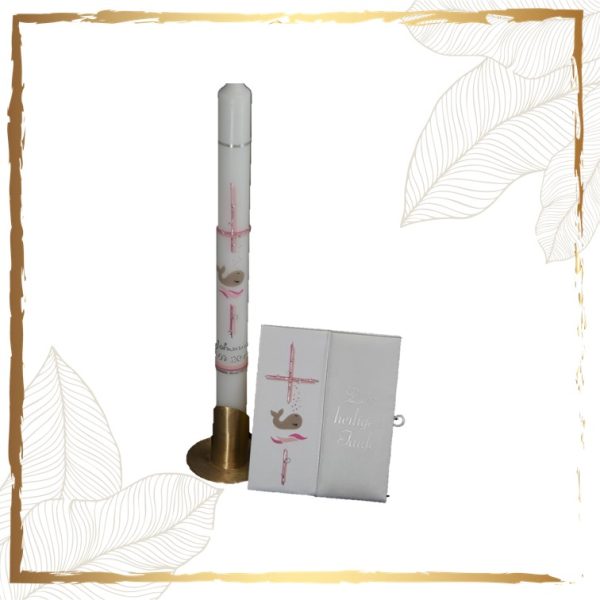 Taufkerzenset Walfisch