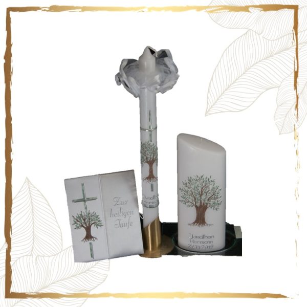 Taufkerzenset Lebensbaum Traun