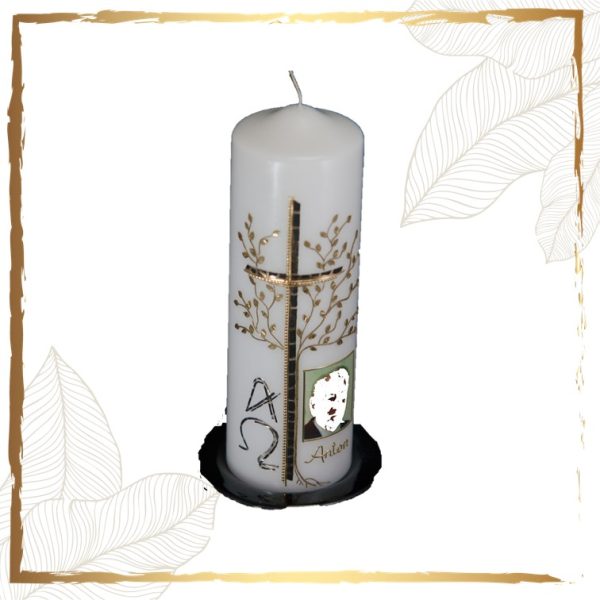 Trauerkerze Wien mit Foto