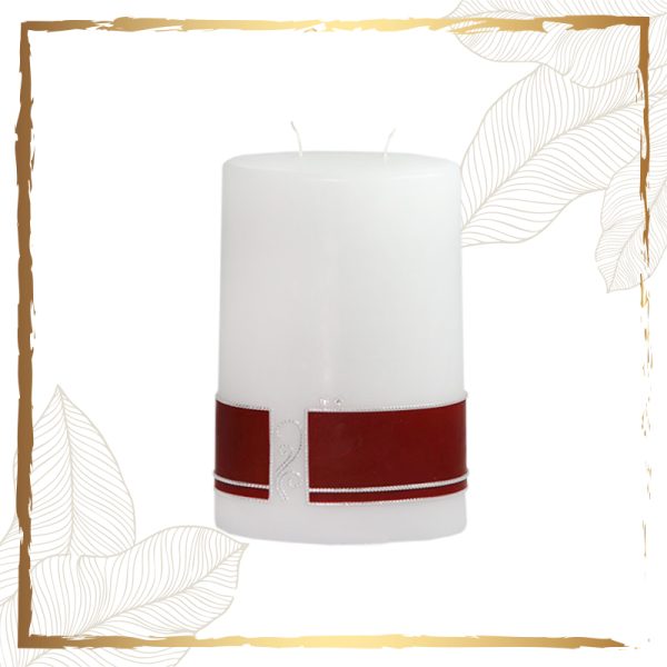 Hochzeitskerze Rubin Hochzeitskerzen-exklusiv