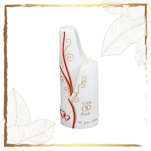 Hochzeitskerze Con Brio Hearts Hochzeitskerzen-modern