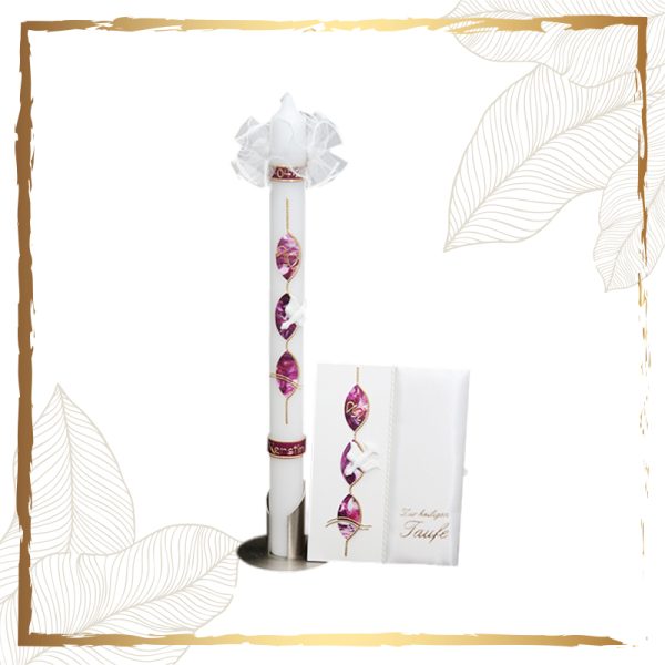 Taufkerzenset Trio Taufkerzensets