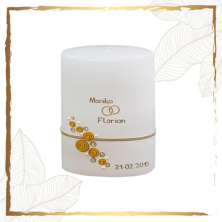 Hochzeitskerze Kreise Hochzeitskerzen-exklusiv