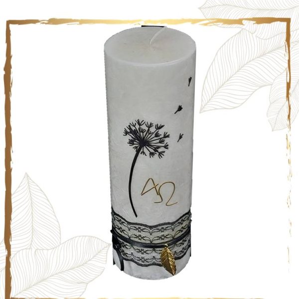 Trauerkerze Pusteblume Stearin