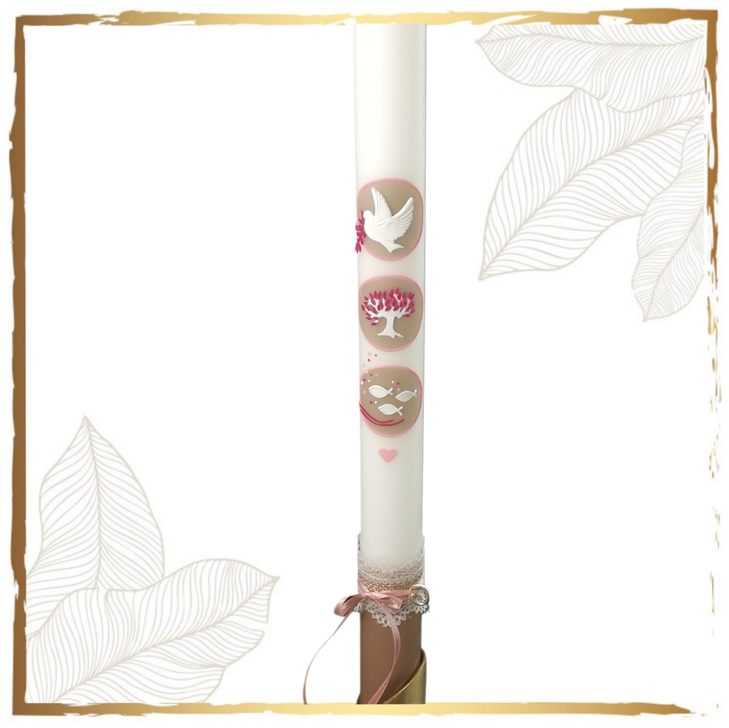 Taufkerze Symbolik Vintage