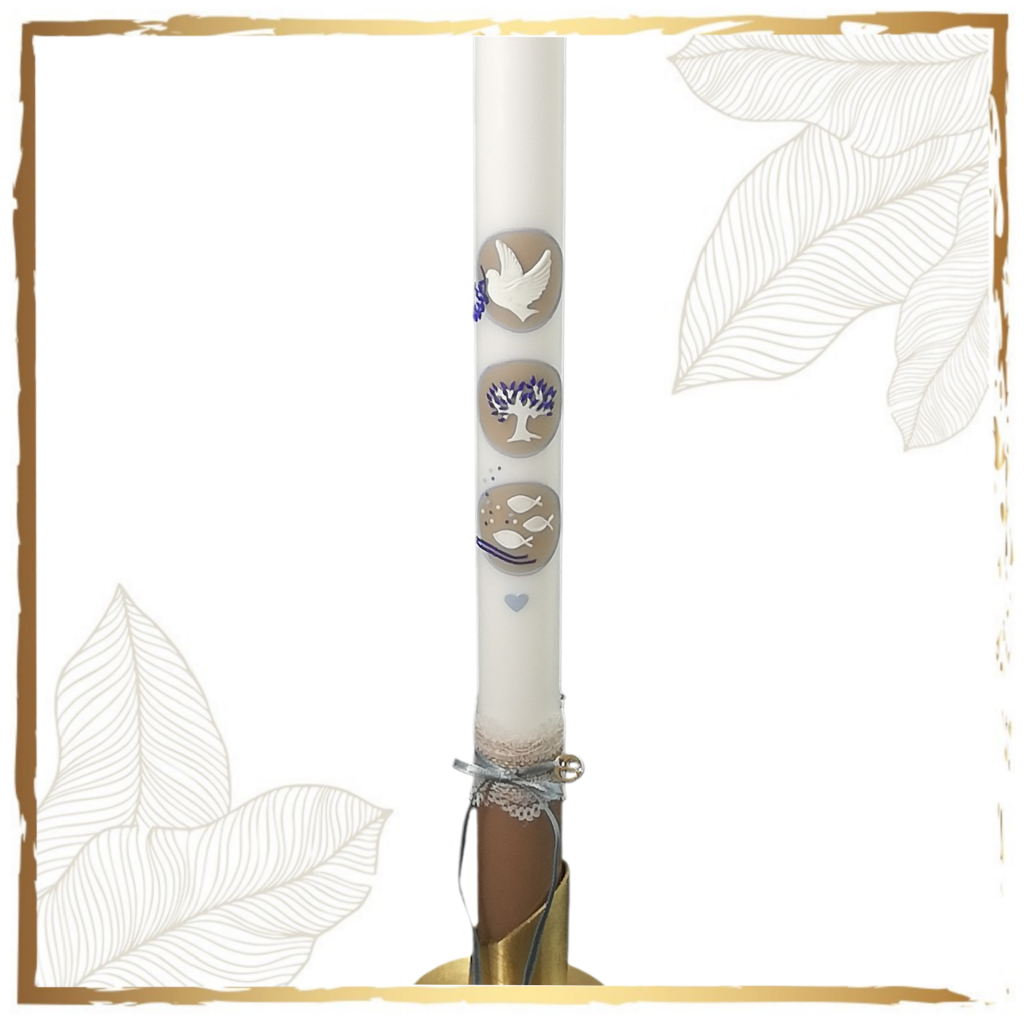 Taufkerze Symbolik Vintage