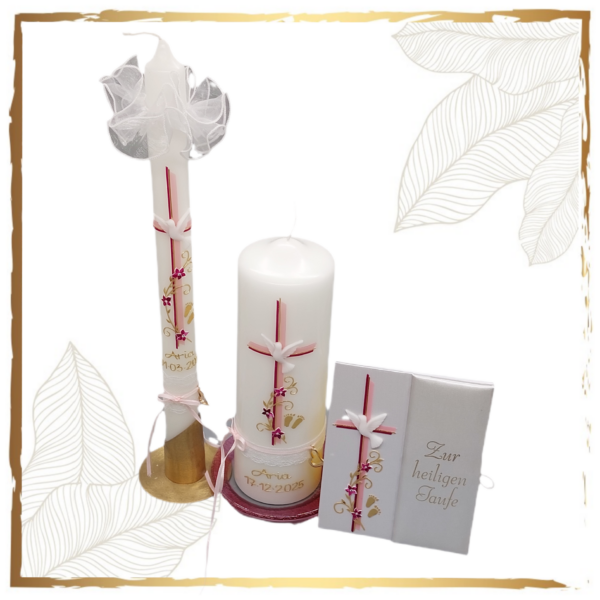 Taufkerzenset Aria