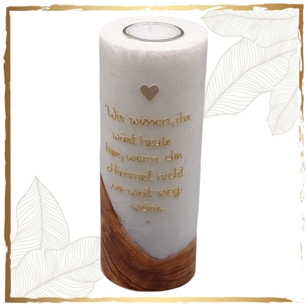 Trauerkerze Gedenken für Hochzeit