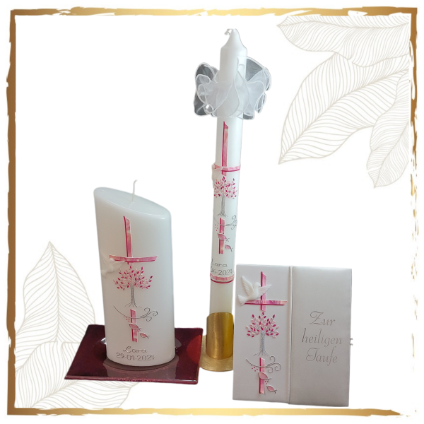 Taufkerzenset Pasching Ellipse