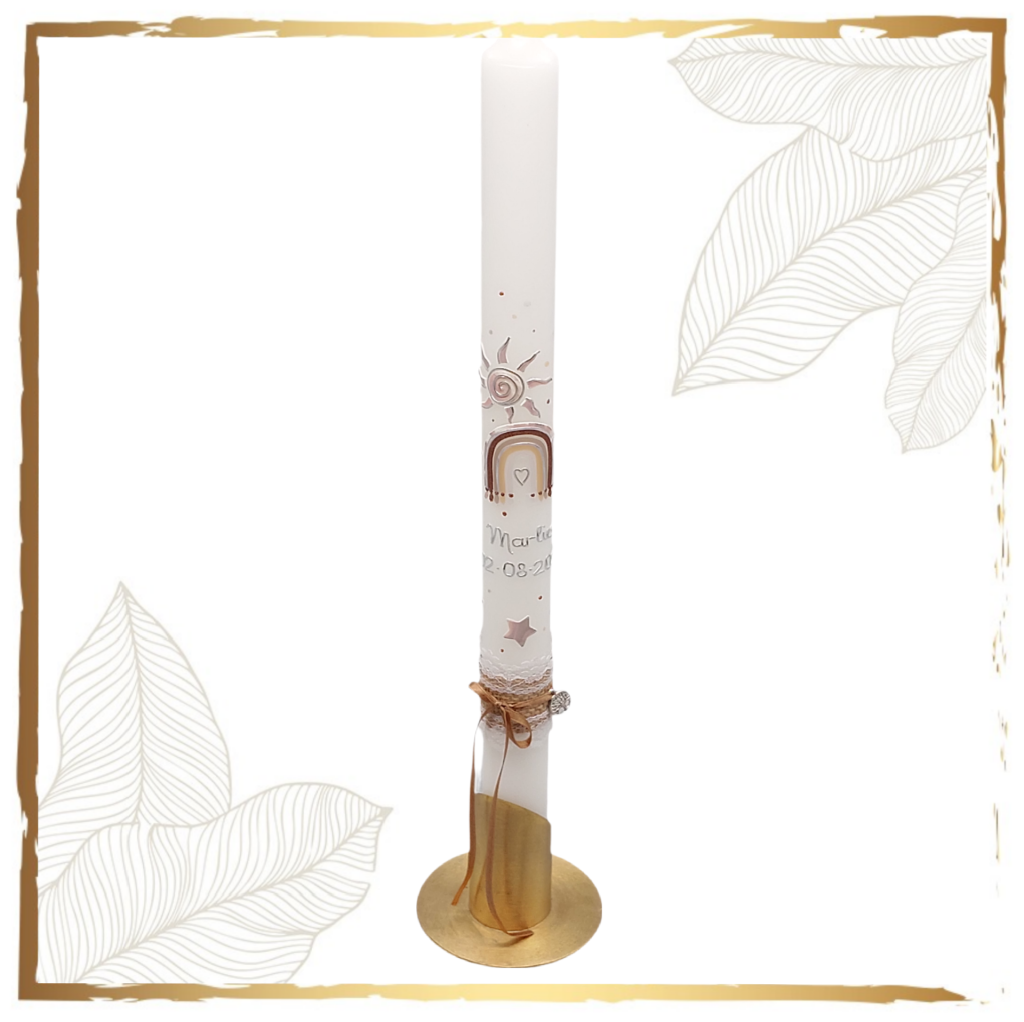 Vintage Regenbogen braun