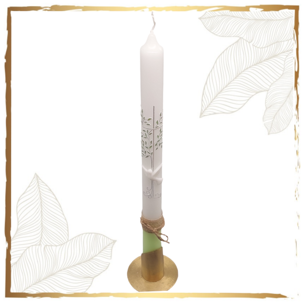 Taufkerze Lebensbaum Graz Vintage